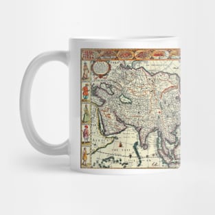 John Speed 1626 - Asia with the Islands Adioying -  Ancient Worlds Mug